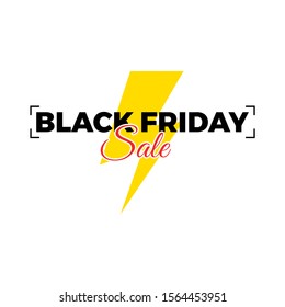 Black Friday Sale Design Banner. Sticker, Label, Price tag for Promotion Ads, Poster, Flyer, and marketing