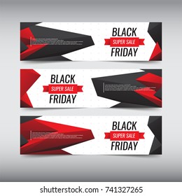 Black Friday Sale Design Banner Web Template