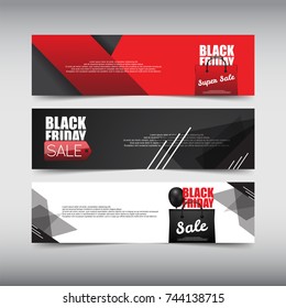 Black Friday Sale Design Banner Web Template