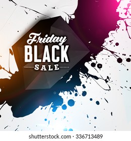 Elemento de diseño de venta de viernes negro. Ilustración vectorial para su trabajo de empresa.