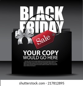 Black Friday sale design Eps10 vector