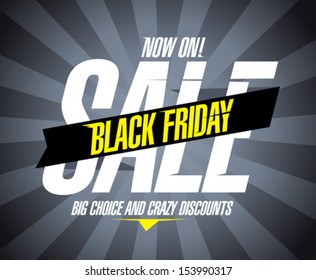 Black friday sale design template.