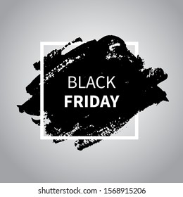Black Friday Sale design template. Black Friday vector banner 