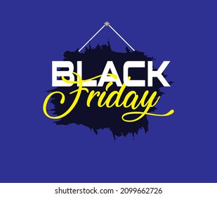 Black Friday sale design template. conceptual layout for web and print. Free Vector