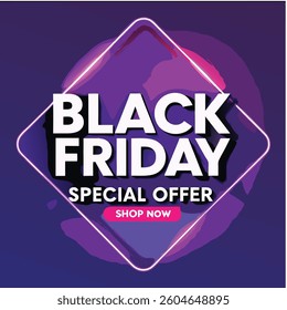 Black friday sale design template. Decorative black bow with price tag. Vector illustration.