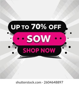 Black friday sale design template. Decorative black bow with price tag. Vector illustration.