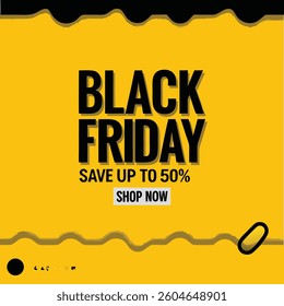 Black friday sale design template. Decorative black bow with price tag. Vector illustration.