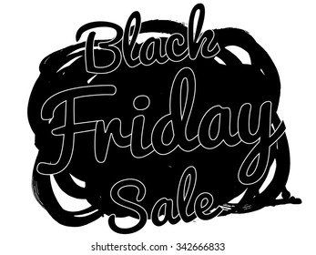 Black Friday Sale design template. Abstract Vector Illustration. Black Friday banner. 
