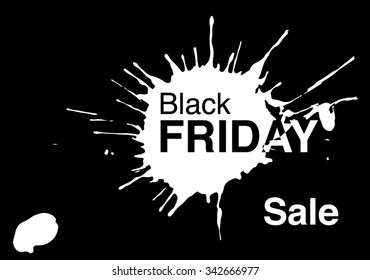 Black Friday Sale design template. Abstract Vector Illustration. Black Friday banner. 