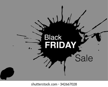 Black Friday Sale design template. Abstract Vector Illustration. Black Friday banner. 