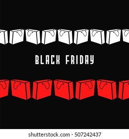 Black Friday sale design template. Black Friday tag. Vector illustration