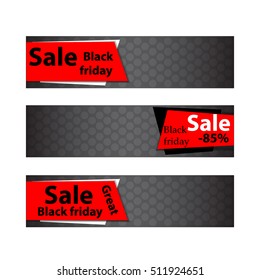 Black Friday Sale design template for your business artwork. Vector Illustration