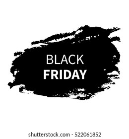 Black Friday Sale design template. Black Friday vector banner 