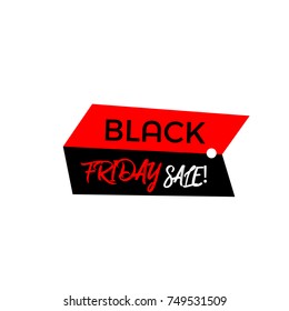 Black Friday sale design template background for banner. geometric vector illustration