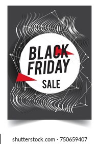 Black Friday Sale Design Template with Modern and Simple Design, November Late Discount Offer. Can used for Design of Advertising, Promotion, Banner, Flyer, Poster.