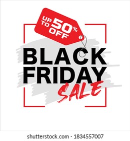 Black Friday sale design vector