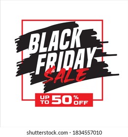 Black Friday sale design vector