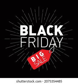 Design-Vektorgrafik von Black Friday