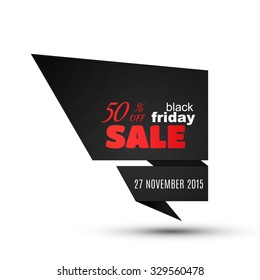 Black Friday Sale Design. Vector Banner