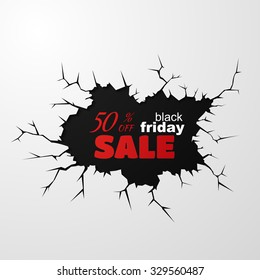 Diseño de ventas del Viernes Negro. Ilustración del vector

