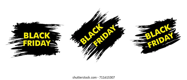 Black Friday sale design. Vector illustration.