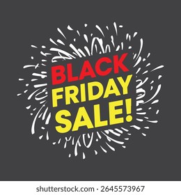 Black Friday Sale Designs – Bold, Silhouette Graphics for Ads