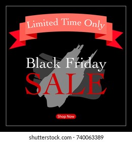 Black friday sale.  Sale discount background for store, on line shop.   Shop now button