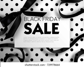 Black Friday sale discount promo offer poster or advertising flyer and coupon.