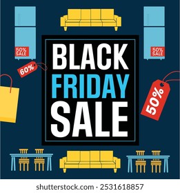 Black friday sale discount social media post template, mobile apps, banners design, Set of black friday sale social media banner.