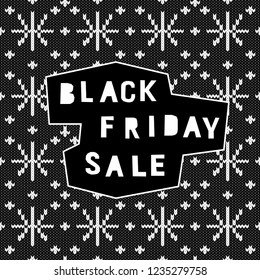 Black friday sale event theme. Abstract black friday pattern background for design shop advertising, market card, party invitation, poster, t shirt, modern web banner etc.