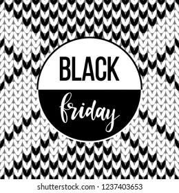 Black friday sale event theme. Abstract black friday pattern background for design shop advertising, market card, party invitation, poster, t shirt, modern web banner etc.