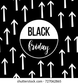 Black friday sale event theme. Abstract black friday pattern background for design shop advertising, market card, party invitation, poster, t shirt, modern web banner etc.