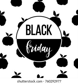 Black friday sale event theme. Abstract black friday pattern background for design shop advertising, market card, party invitation, poster, t shirt, modern web banner etc.