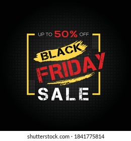 Black friday sale flat design