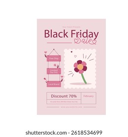 Black Friday Sale Flyer Poster Template Design