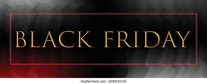 Black Friday sale. Golden text lettering. vector Illustration. eps 10