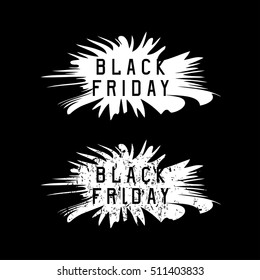 black friday sale holiday vector grunge illustration