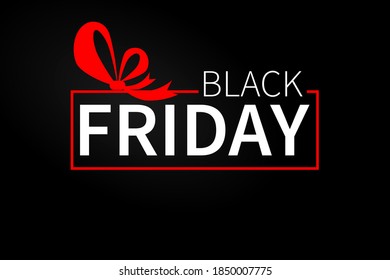 Black Friday Sale horizontal banner for advertising, banners, leaflets and flyers