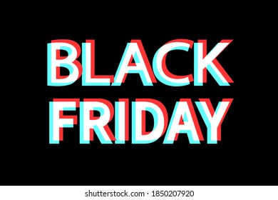 Black Friday Sale horizontal banner for advertising, banners, leaflets and flyers