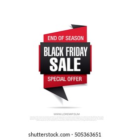 Black friday sale icon on a white background