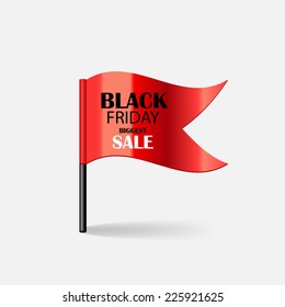 Black Friday Sale Icon Vector Illustration