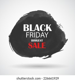 Black Friday Sale Icon Vector Illustration