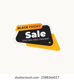 Black Friday Sale Illustration for design needs, Landing Pages, Animation, Apps, Presentations, Content Creator and other Promotions