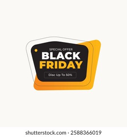 Black Friday Sale Illustration for design needs, Landing Pages, Animation, Apps, Presentations, Content Creator and other Promotions