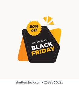 Black Friday Sale Illustration for design needs, Landing Pages, Animation, Apps, Presentations, Content Creator and other Promotions