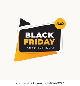 Black Friday Sale Illustration for design needs, Landing Pages, Animation, Apps, Presentations, Content Creator and other Promotions