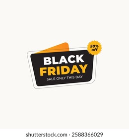 Black Friday Sale Illustration for design needs, Landing Pages, Animation, Apps, Presentations, Content Creator and other Promotions