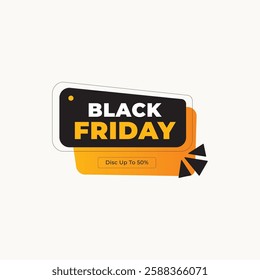 Black Friday Sale Illustration for design needs, Landing Pages, Animation, Apps, Presentations, Content Creator and other Promotions