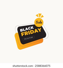 Black Friday Sale Illustration for design needs, Landing Pages, Animation, Apps, Presentations, Content Creator and other Promotions