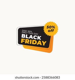 Black Friday Sale Illustration for design needs, Landing Pages, Animation, Apps, Presentations, Content Creator and other Promotions